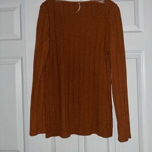 Anthropologie Women's Rust Tunic sz L